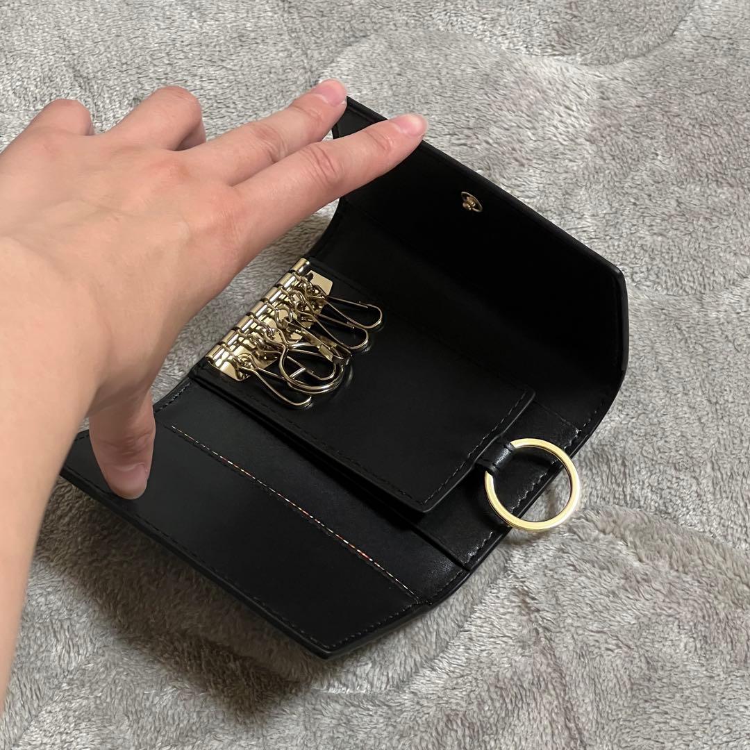 【新品未使用】Paul Smith 黒 ウサギキーケース