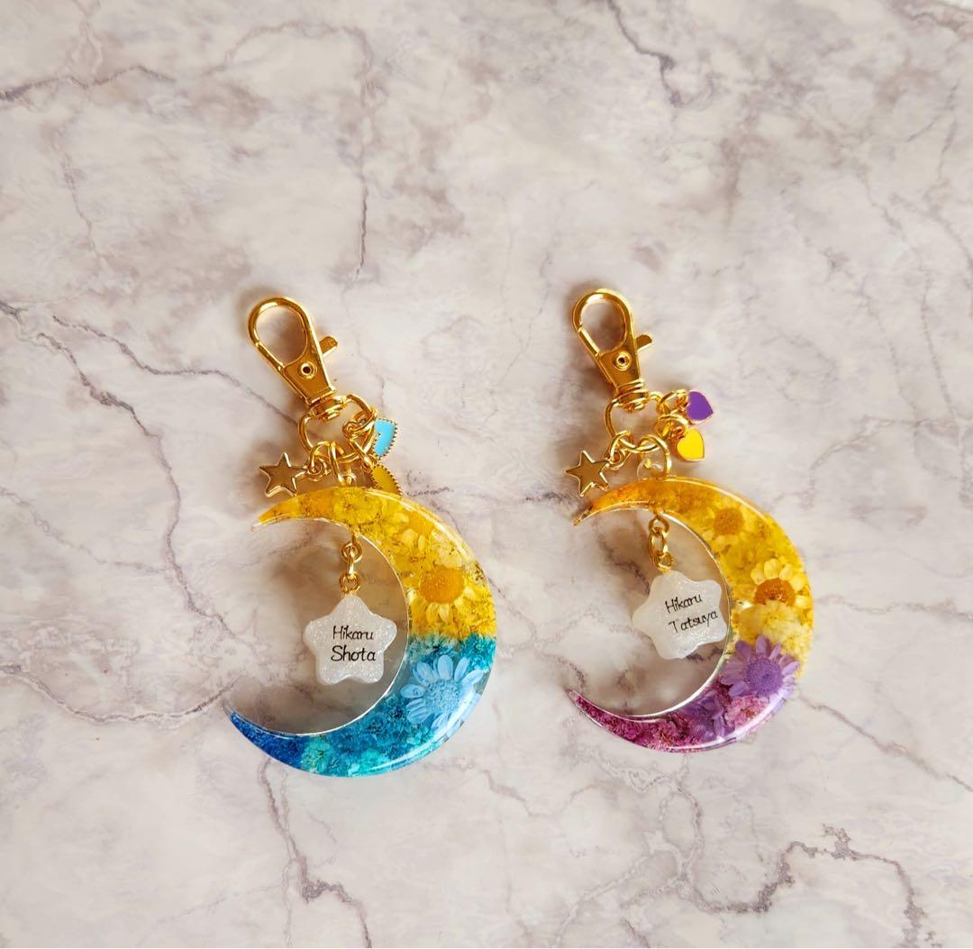 しょぴこじ　オーバルフラワーキーホルダー　７点