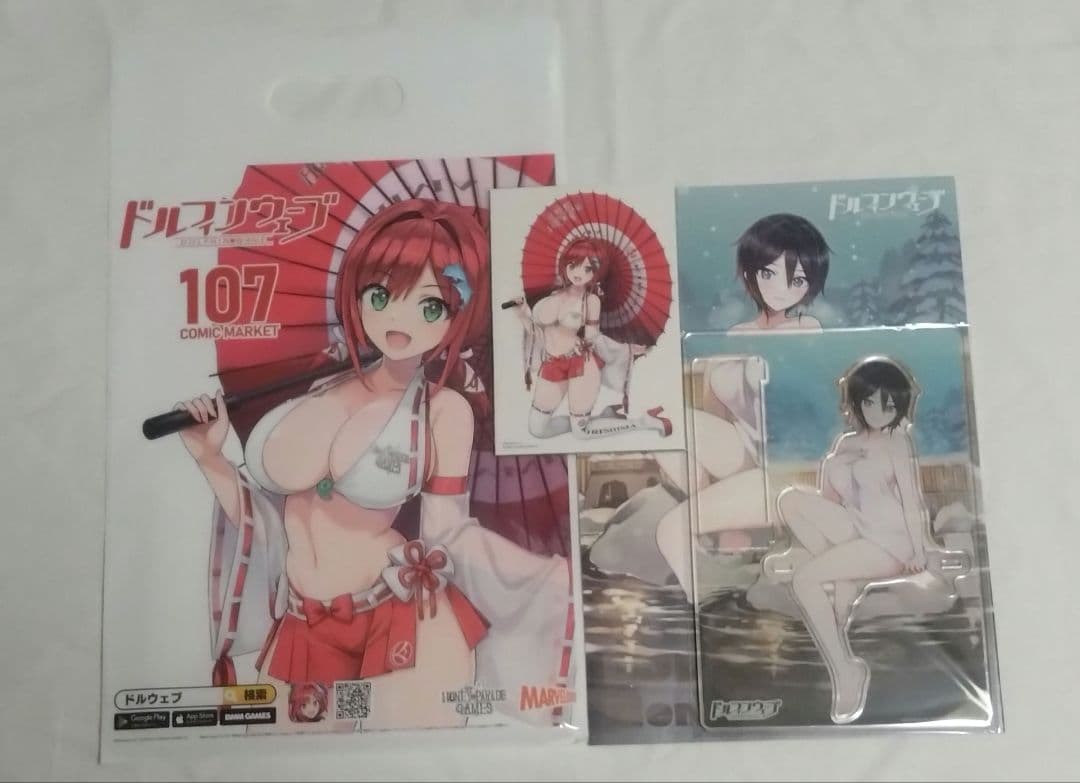 コミケ107 ドルフィンウェーブ グッズセット