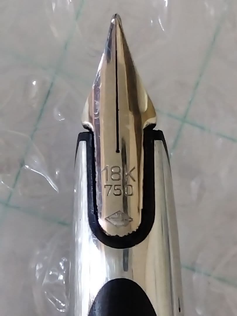 ペン先18k.、ウォーターマン、万年筆、CFモアレMoire