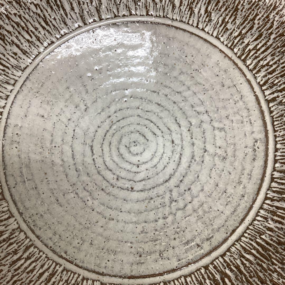 新品　レア　作家　木下栄司　大鉢　陶器　大皿　日本工芸会　コレクション