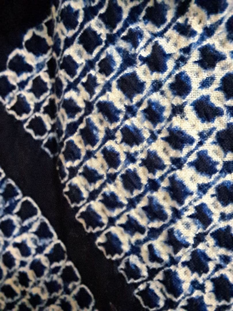 絞り浴衣 有松絞り 石畳