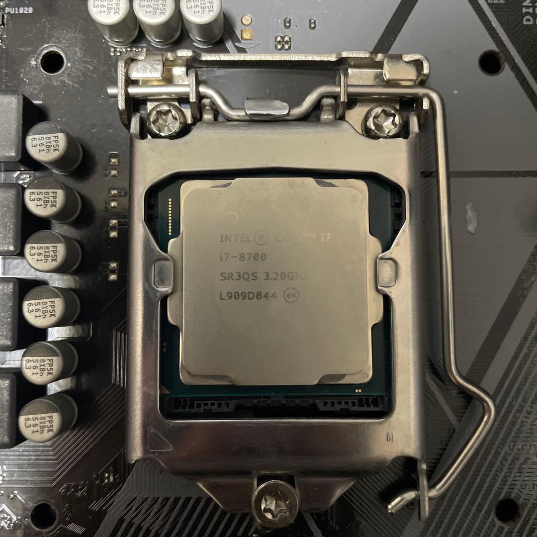 CPU intel core i7 8700 + asus prime h370-a