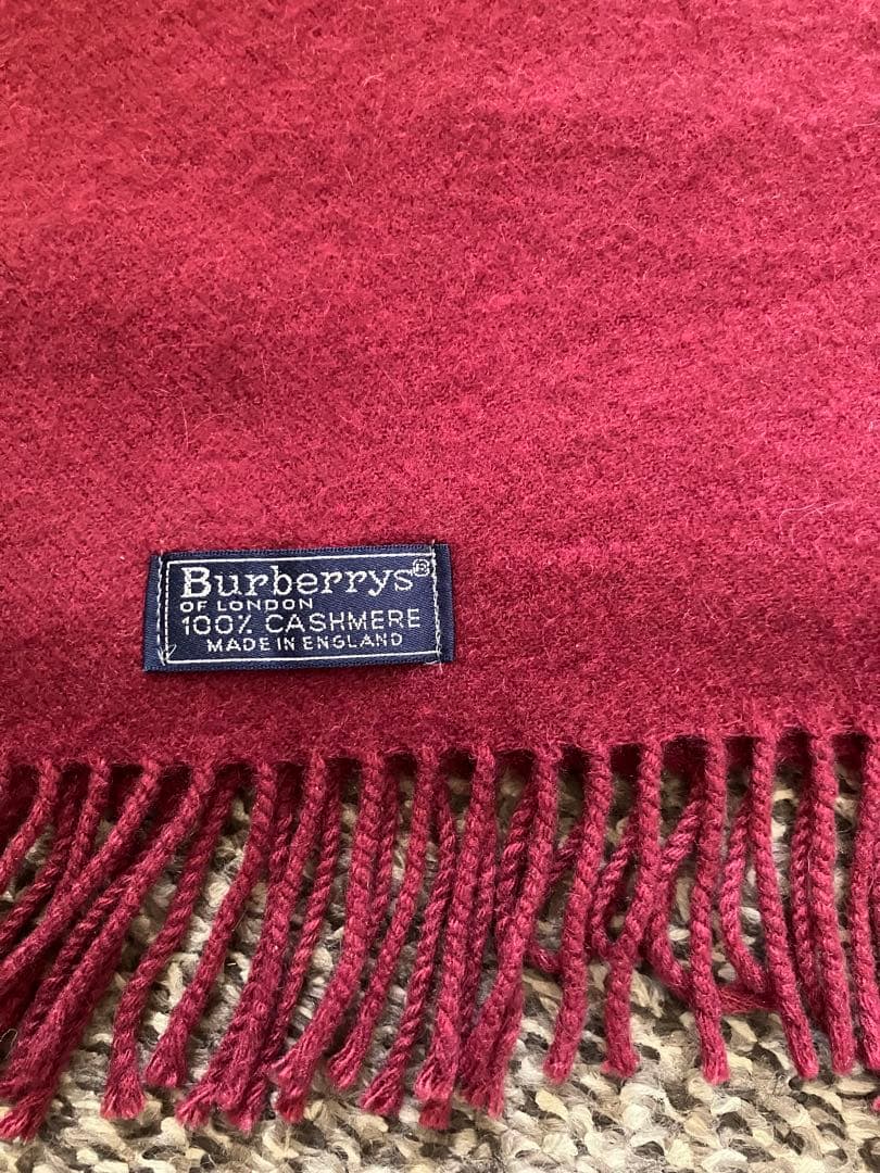 Burberrys 100% カシミヤ　マフラー　イングランド製