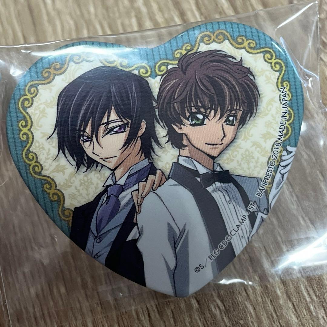 ⑱ 1番カフェ コードギアス反逆のルルーシュ ハート缶バッジ