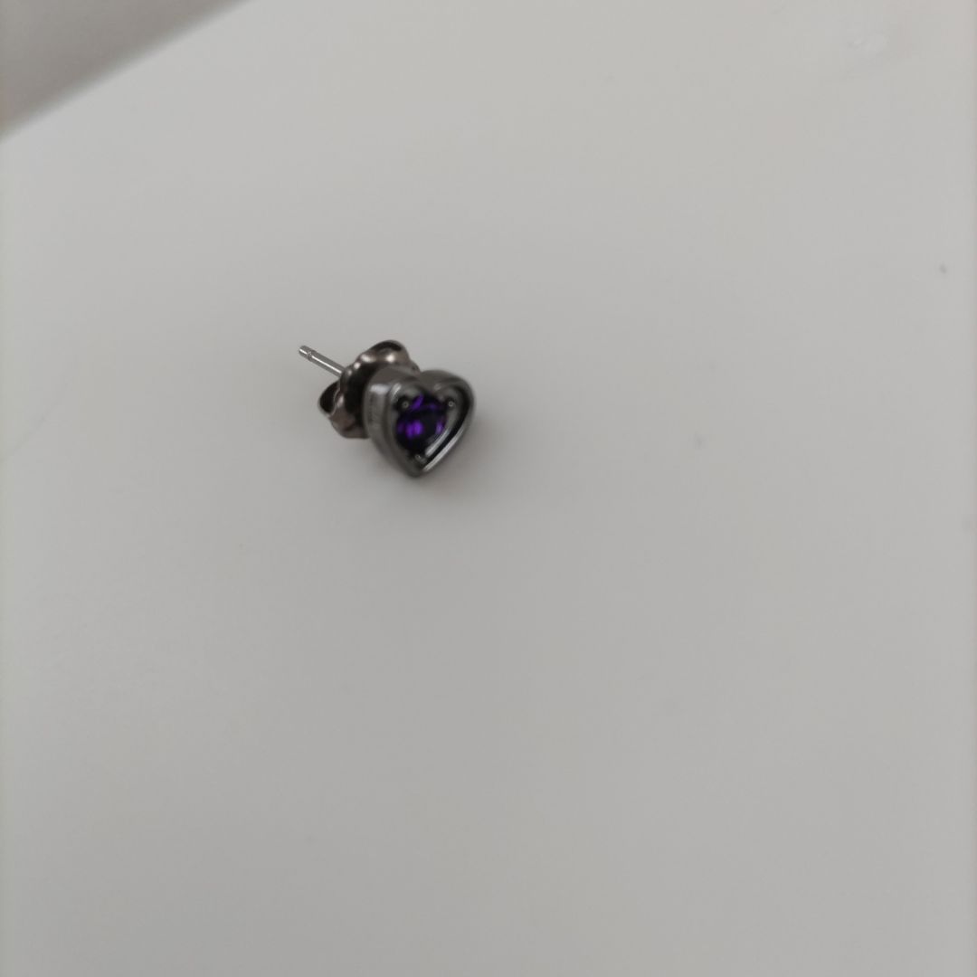 u*a様 アナスイ／両耳／ピアス／ウサギ／黒／動物／ハート／