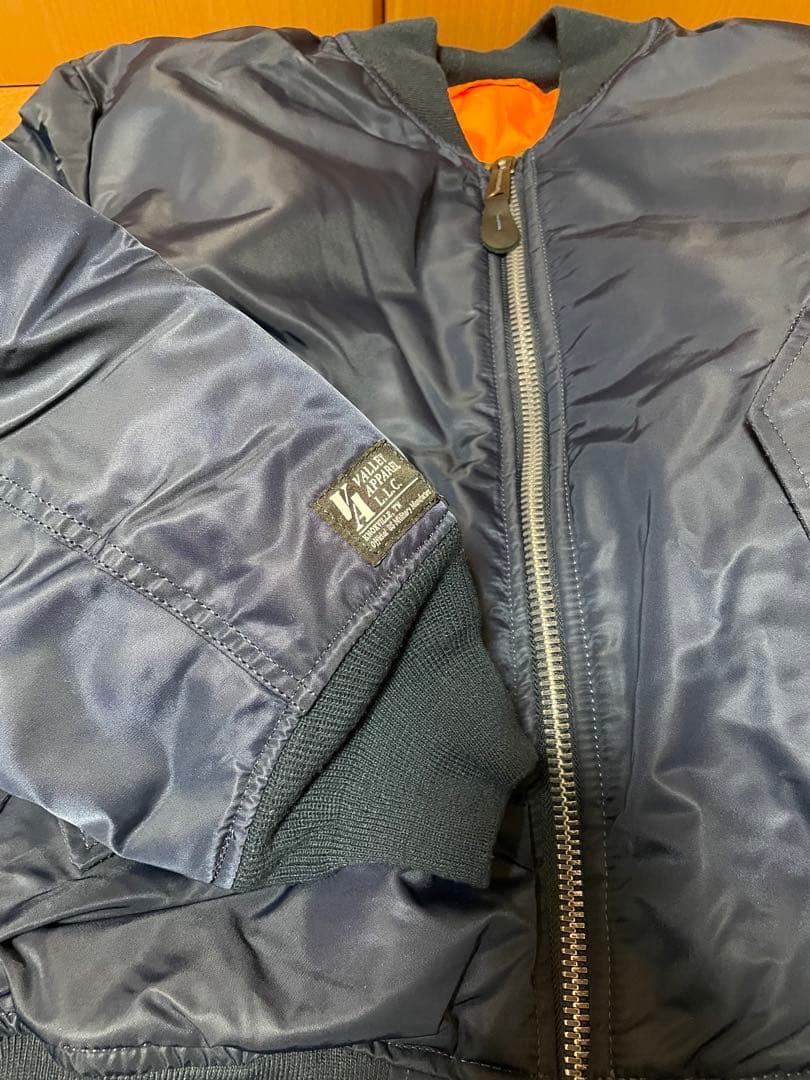 Valley Apparel フライトジャケット　MA-1 ネイビー