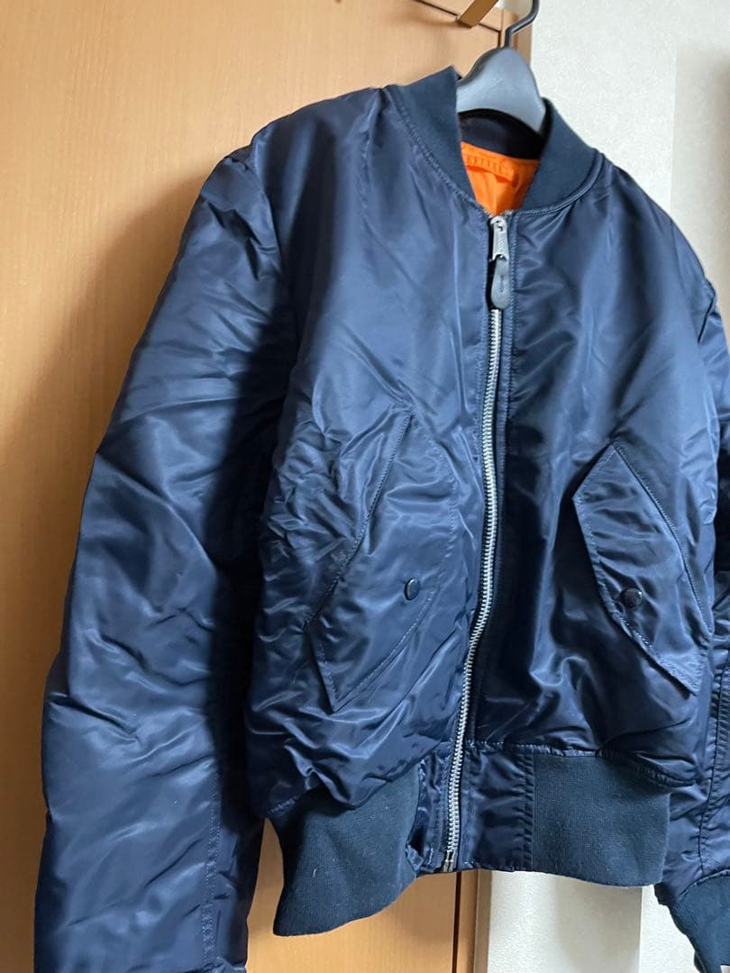 Valley Apparel フライトジャケット　MA-1 ネイビー