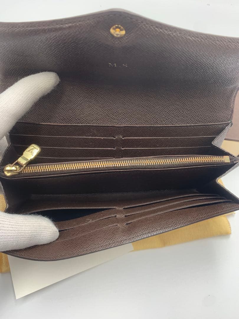 ✨ルイヴィトン✨ポルトフォイユ　サラ　ダミエ　カード16枚　長財布 P55