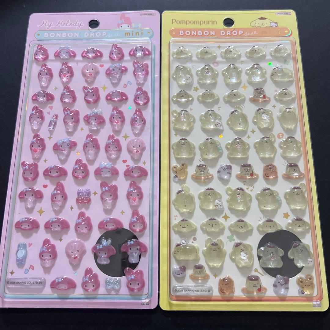 サンリオ ボンボンドロップシール ミニ ６種