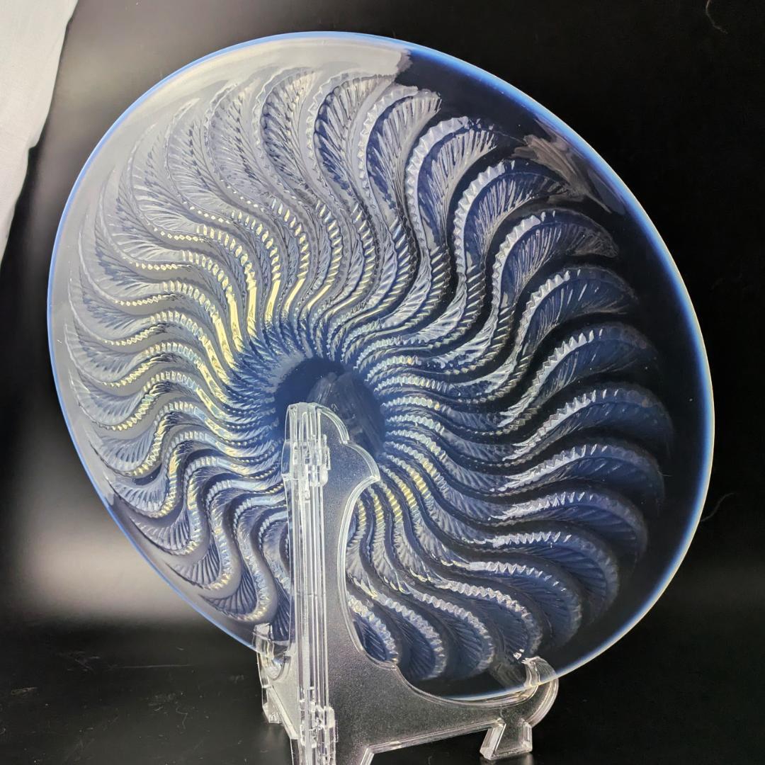 ルネ ラリック オパルセント皿 アクティニア イソギンチャク 1933年頃作品
