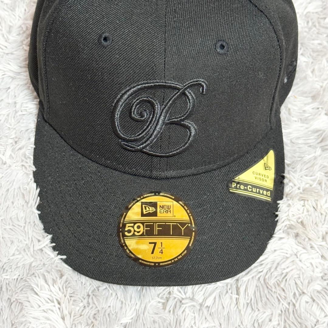 未使用★ブラックアイパッチ NEW ERA CAP ニューエラ 71/4