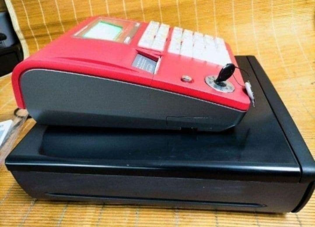 カシオレジスター　TE-400　フル設定無料　美品PC連携売上管理　400500