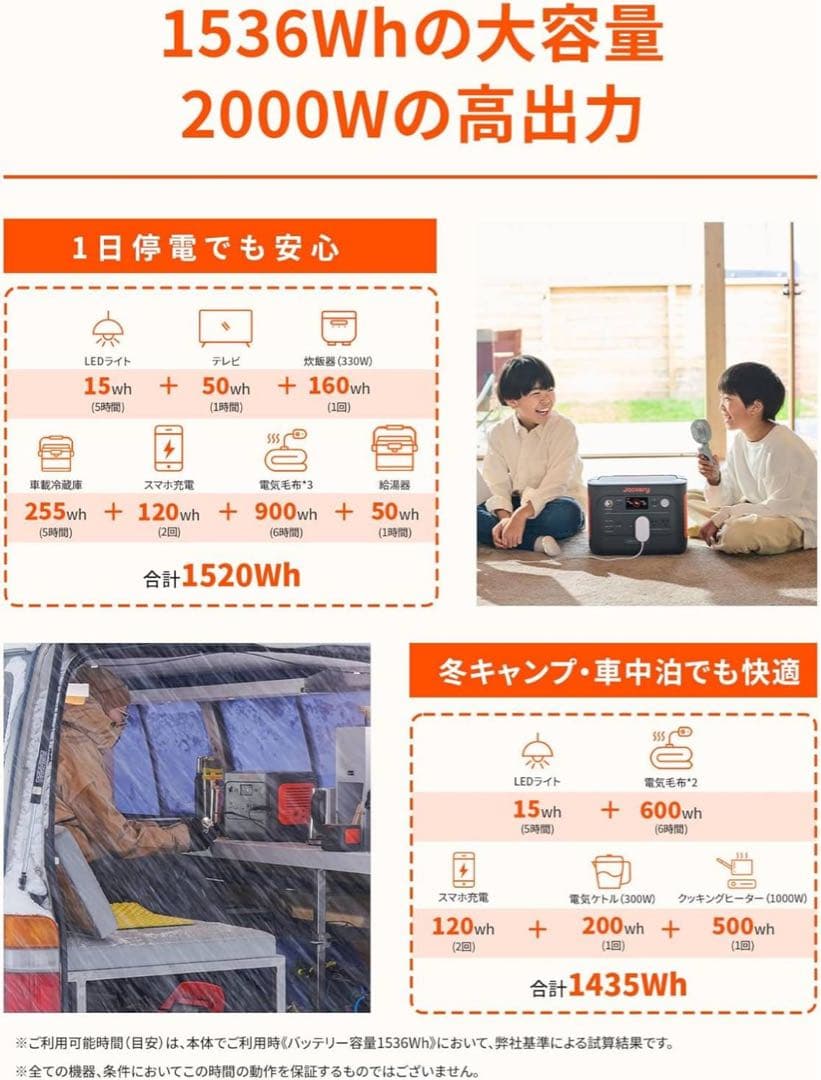 Jackery Explorer 1500NEWポータブル電源 JE-1500D