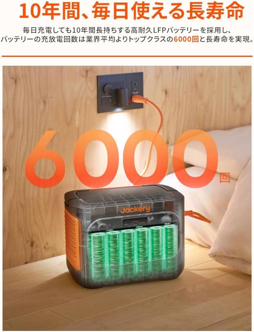Jackery Explorer 1500NEWポータブル電源 JE-1500D