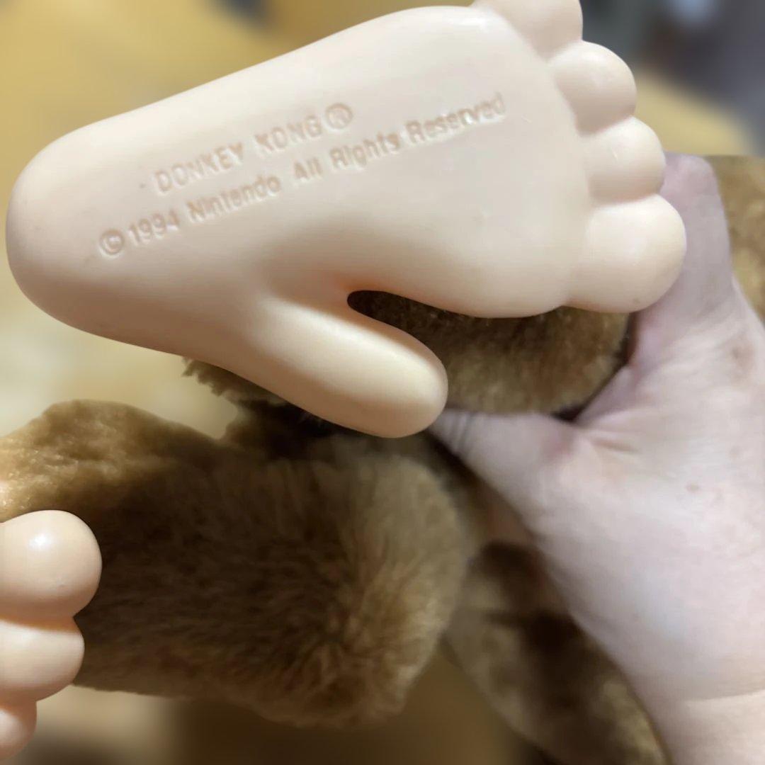 希少品 1994年 アクションポーズ 特大ドンキーコング ソフビ レトロ