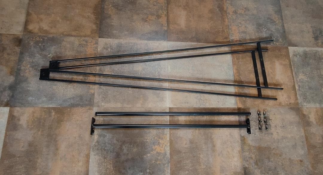 ２台セット　ハンガーラック アイアン アンティーク 組立 店舗什器 展示 転売