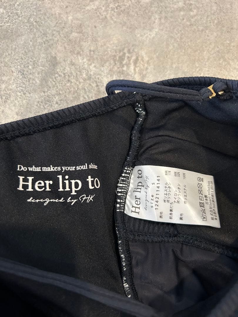 水着・ラッシュガード 2Way Cut-Out Ribbed Swimwear