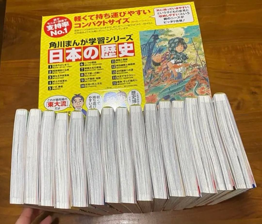 極美品！ 日本の歴史 角川 まんが学習シリーズ 全15巻 　全巻セット　全巻