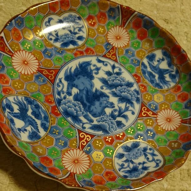 庫山窯！昔の高価なお皿！5枚セット！