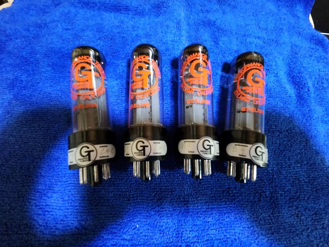 新品 未使用 Groove Tubes GT-EL34R 4本組 パワー管