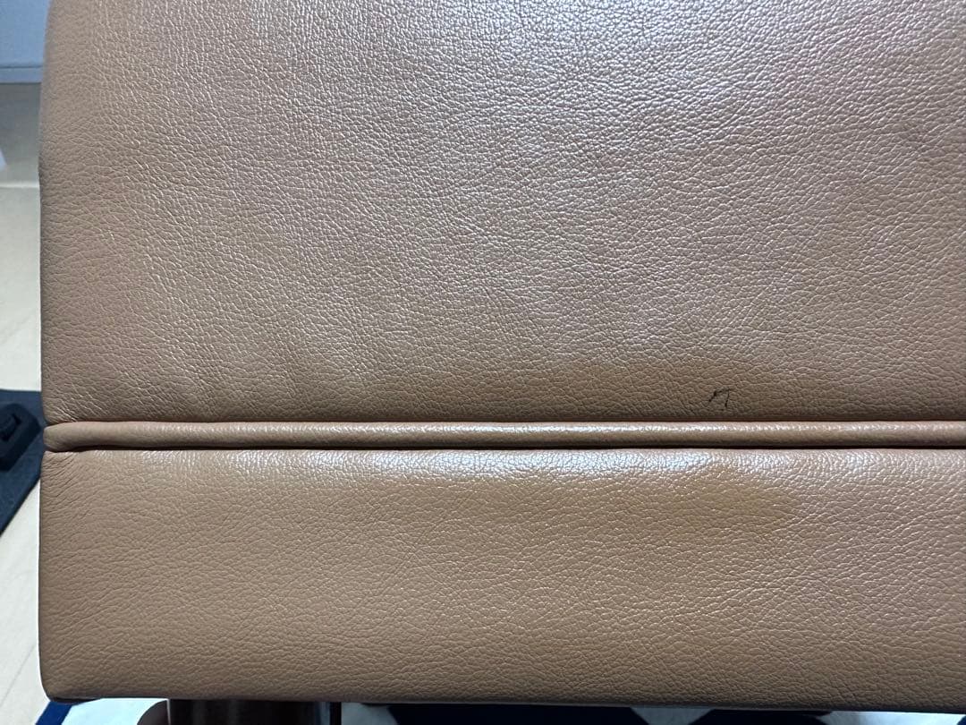 【値下げ】カリモク60 オットマン　スツール　キャメル