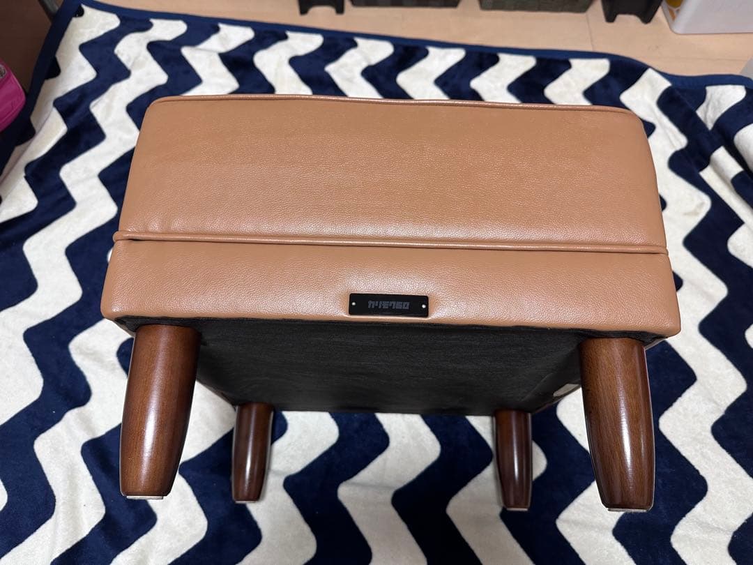 【値下げ】カリモク60 オットマン　スツール　キャメル