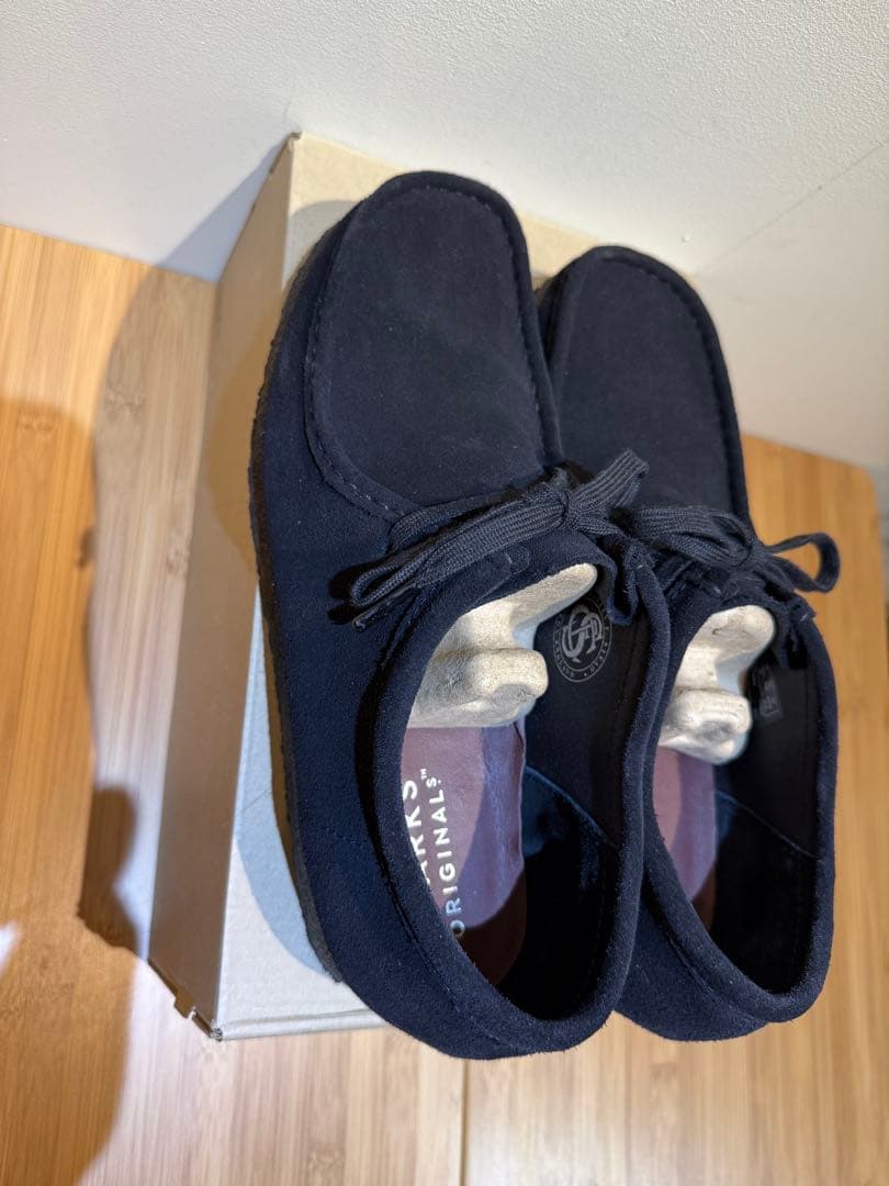 clarks ワラビー　ローカット　ブラック　28.5cm