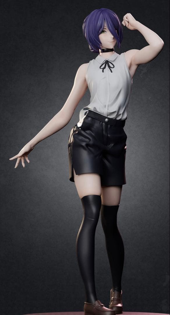 ガレージキット　ガレキ　未塗装未組立　レゼ　1／7スケール　美女　フィギュア