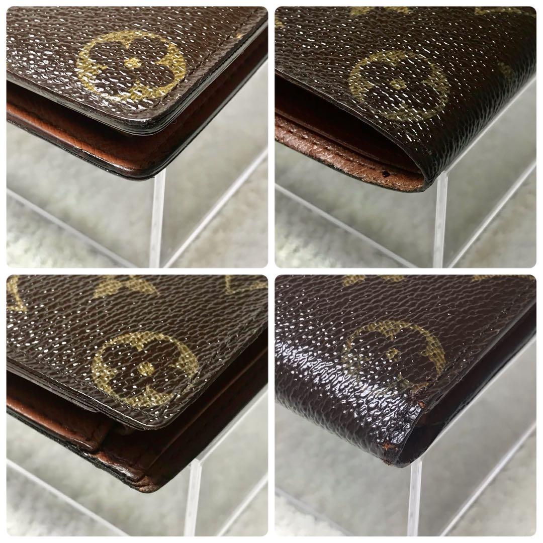 ルイヴィトン　モノグラムポルトビエカルトクレディモネ　二つ折りコンパクト型