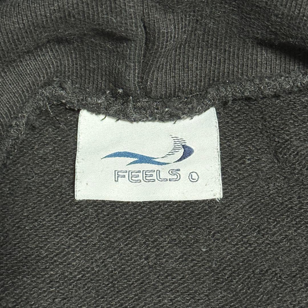 FEELS. HOODIE BLACK 上杉柊平 パーカー　Lサイズ