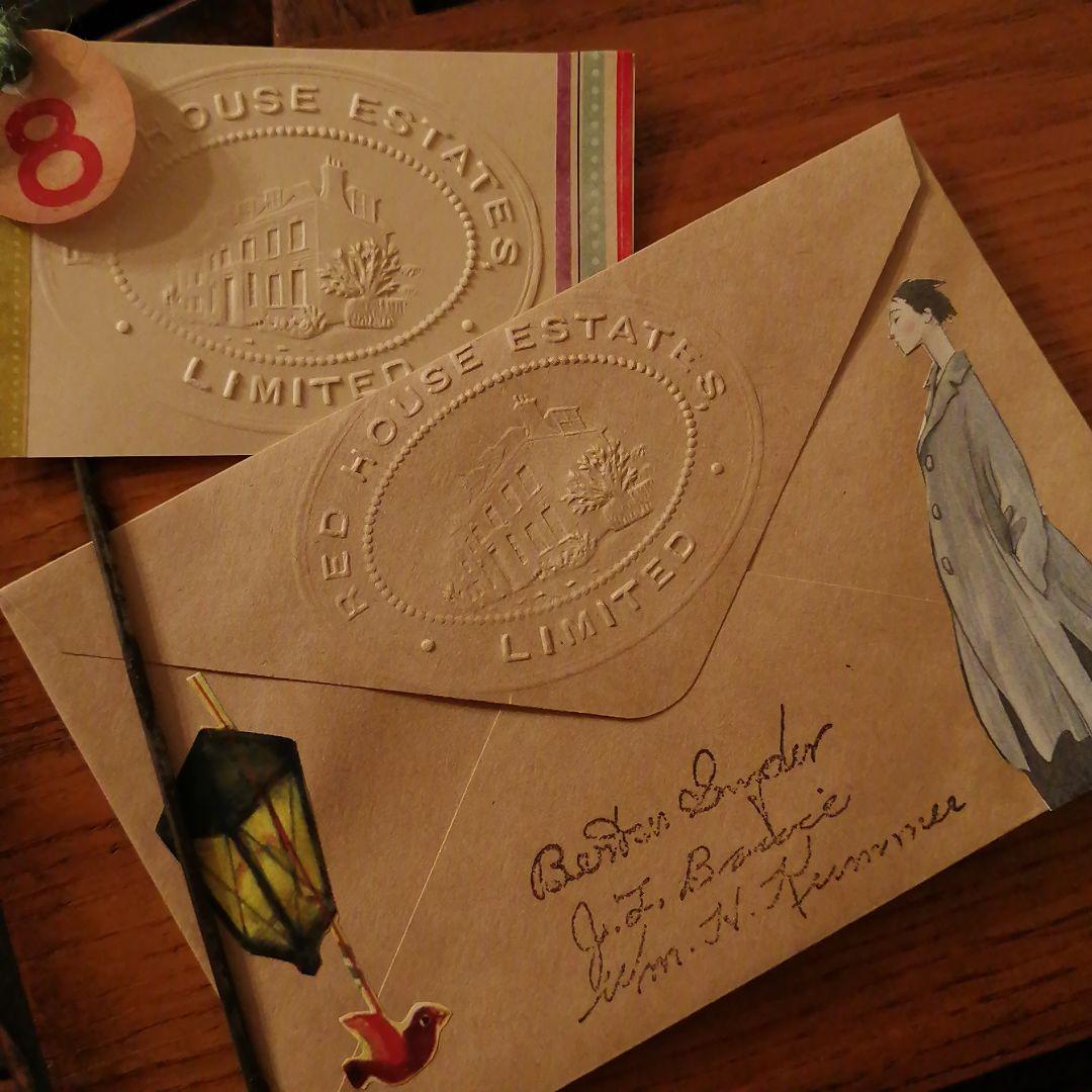 「再値下げ致しました」英国製アンティーク エンボッサー☆スタンプ☆カード☆はんこ