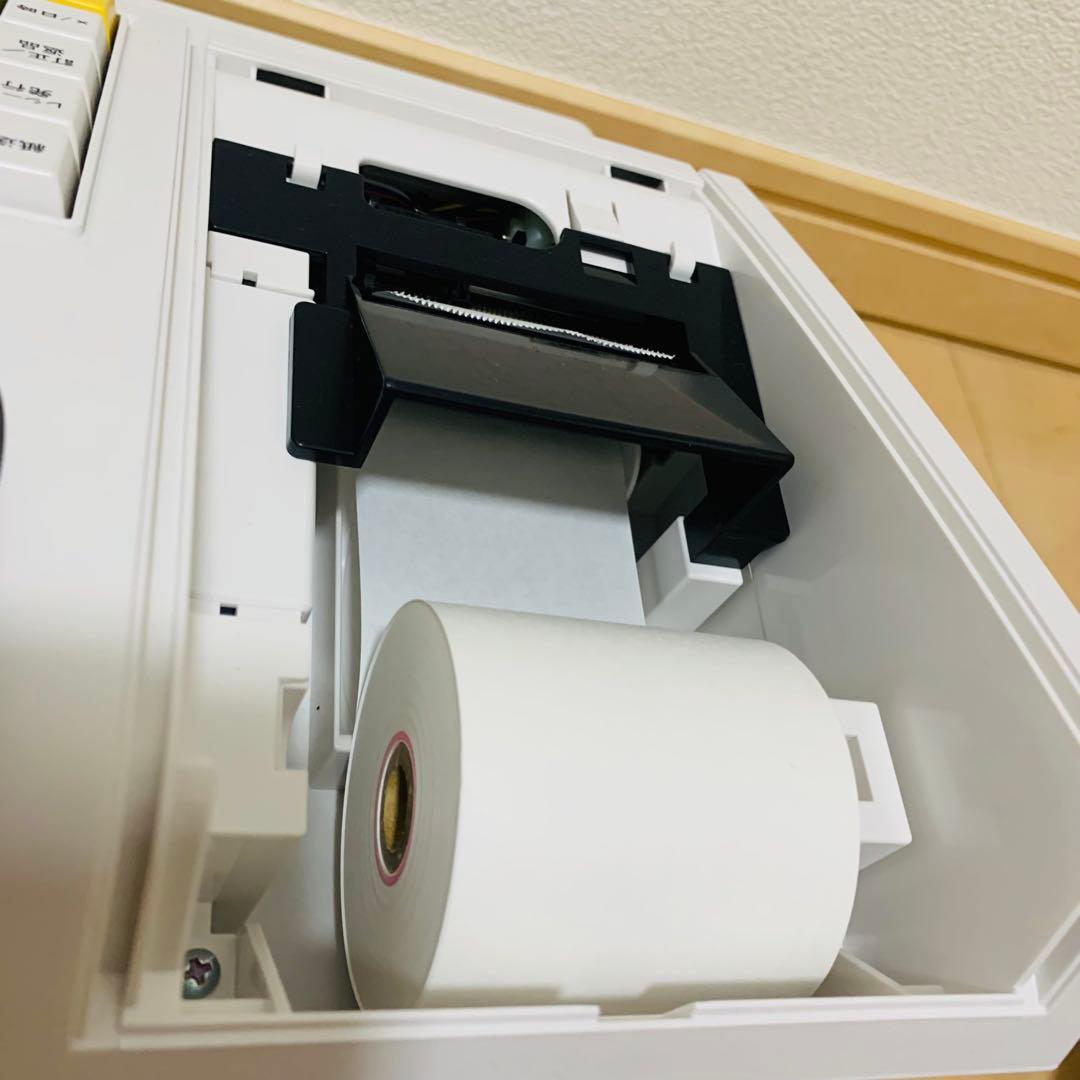 【未使用級】CLOVER クローバー JET-100CHR 鍵付　ロール紙付