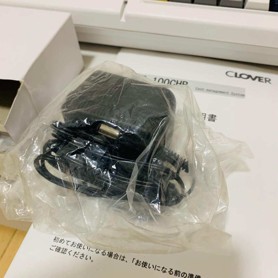 【未使用級】CLOVER クローバー JET-100CHR 鍵付　ロール紙付