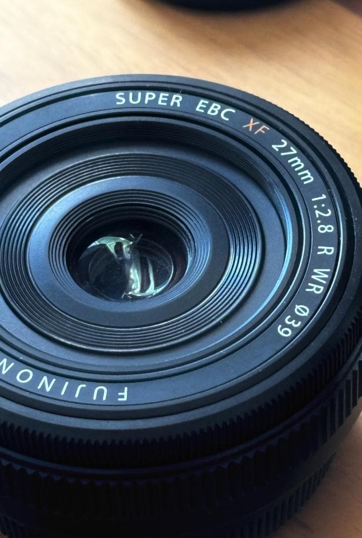 富士フイルム XF27mm F2.8 レンズ プロテクター付き
