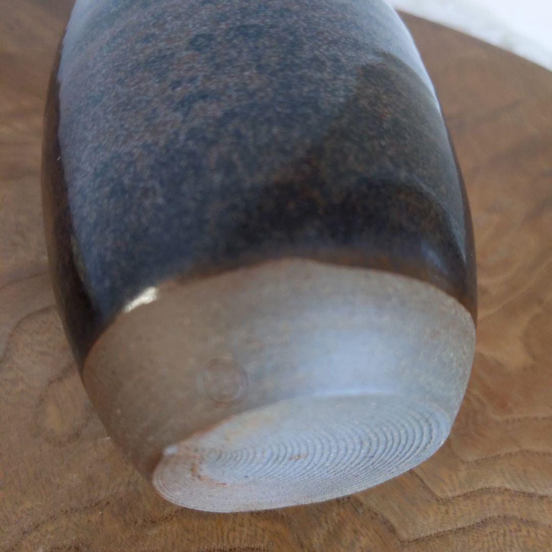 茶道具　高取焼　茶入　鬼丸雪山　作　貞家緞子　和久田丸紋　表千家　【匿名配送】