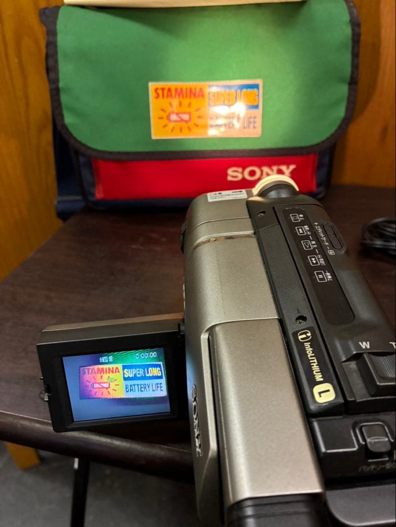 SONY NightShot NPF-330 ビデオカメラ CCD-TRV80