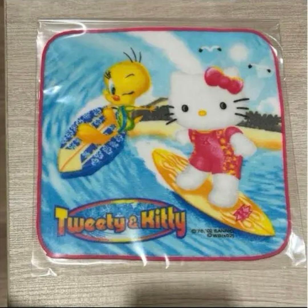 キティ　トゥイーティー　コラボタオル