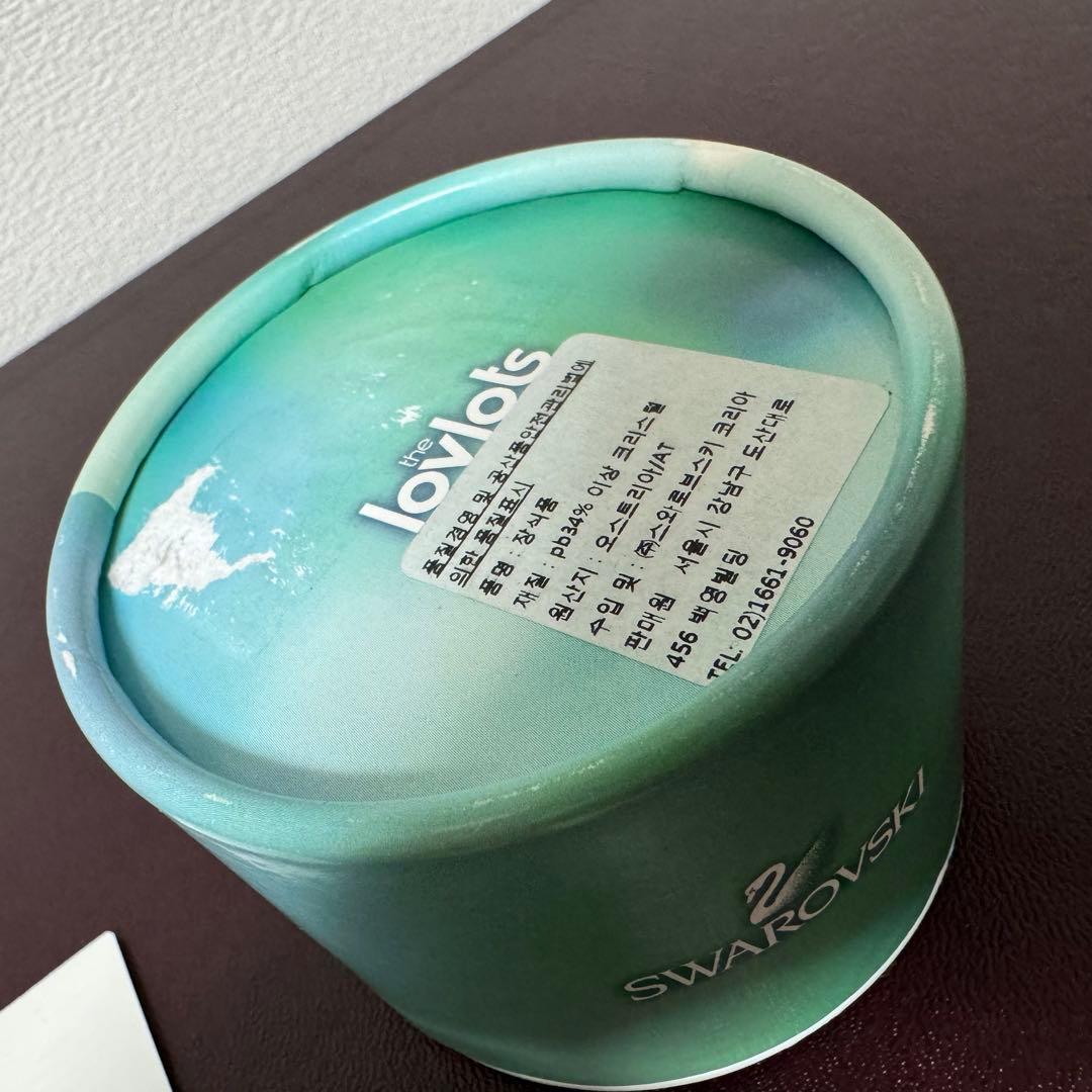 廃盤 SWAROVSKI スワロフスキー パグ 犬 置物 インテリア 小さ可愛い