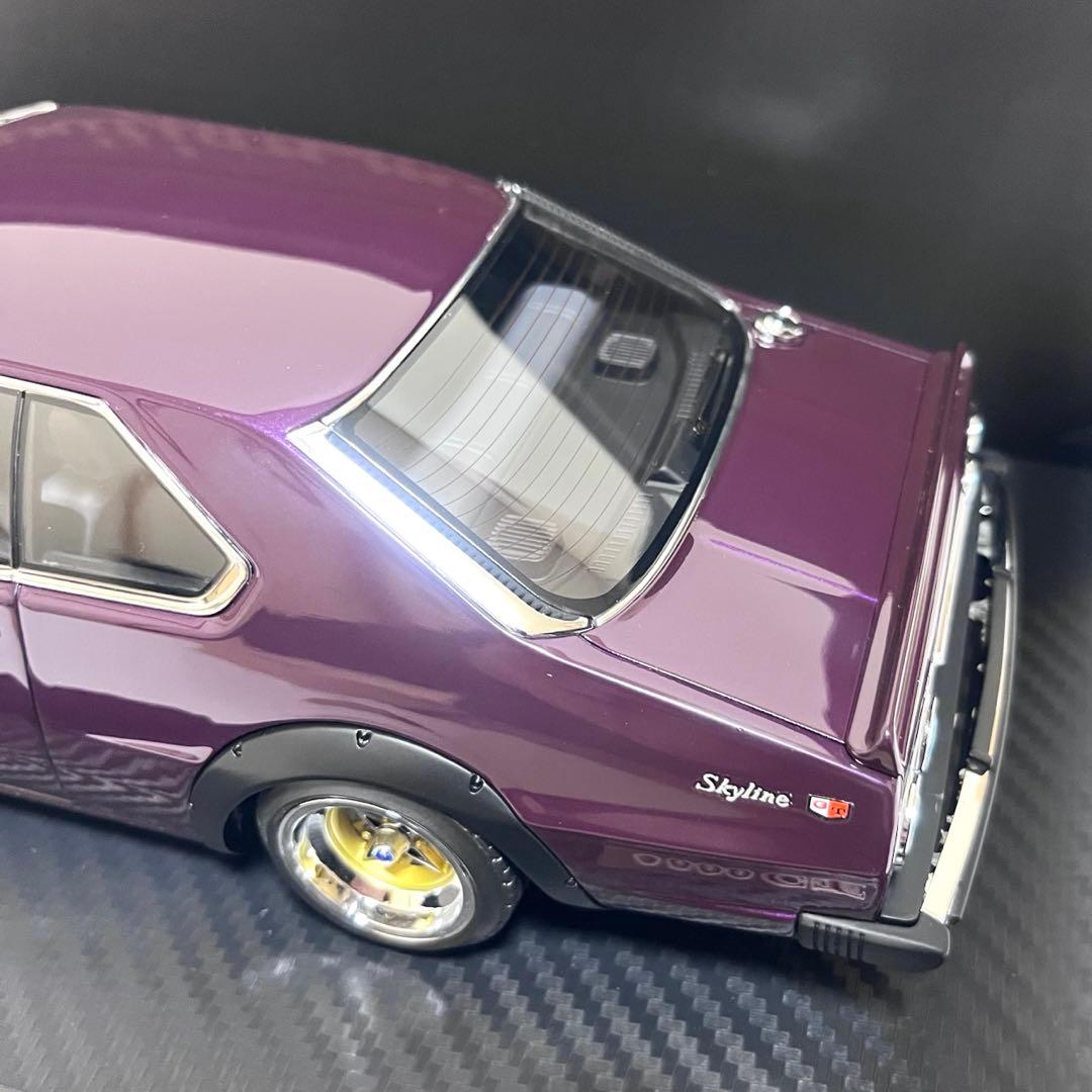 1/18 イグニッションモデル　スカイライン 2000 GT-ES パープル