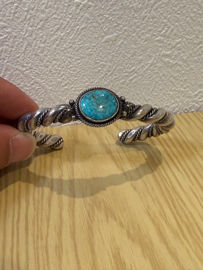 スティーブアルビソ　モレンシターコイズケーブルバングル