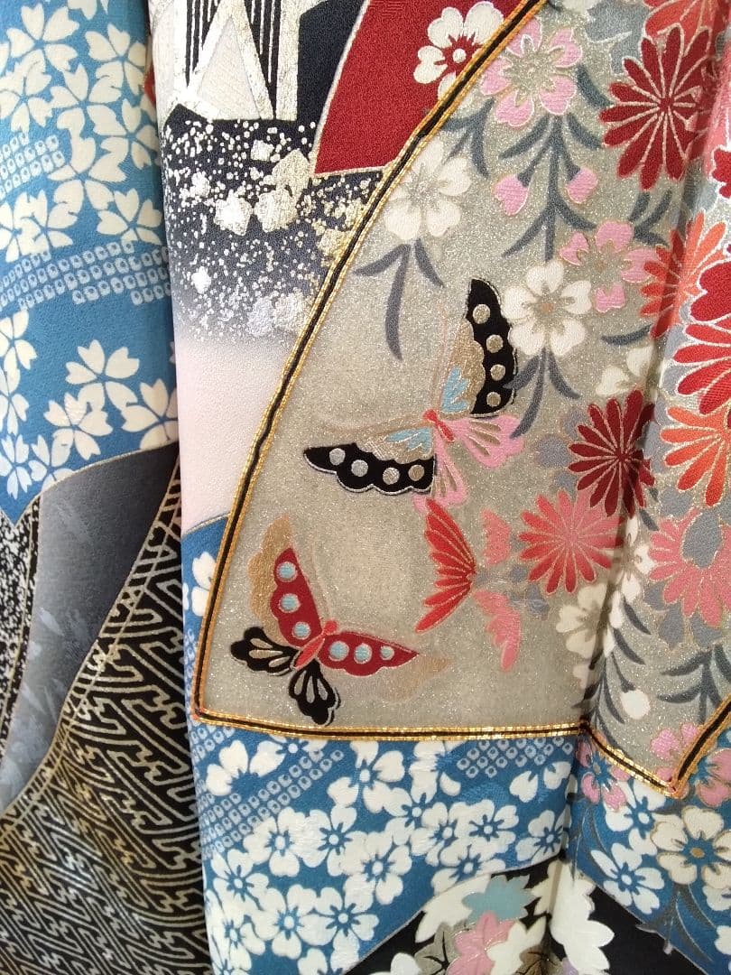 振袖フルセット、正絹振袖、半襟重衿、帯揚帯締め、帯襦袢、ガード加工落款≦