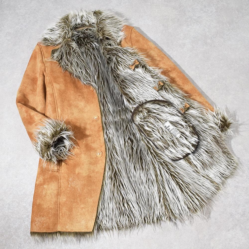 平成 y2k semantic design ファー ムートン コート L