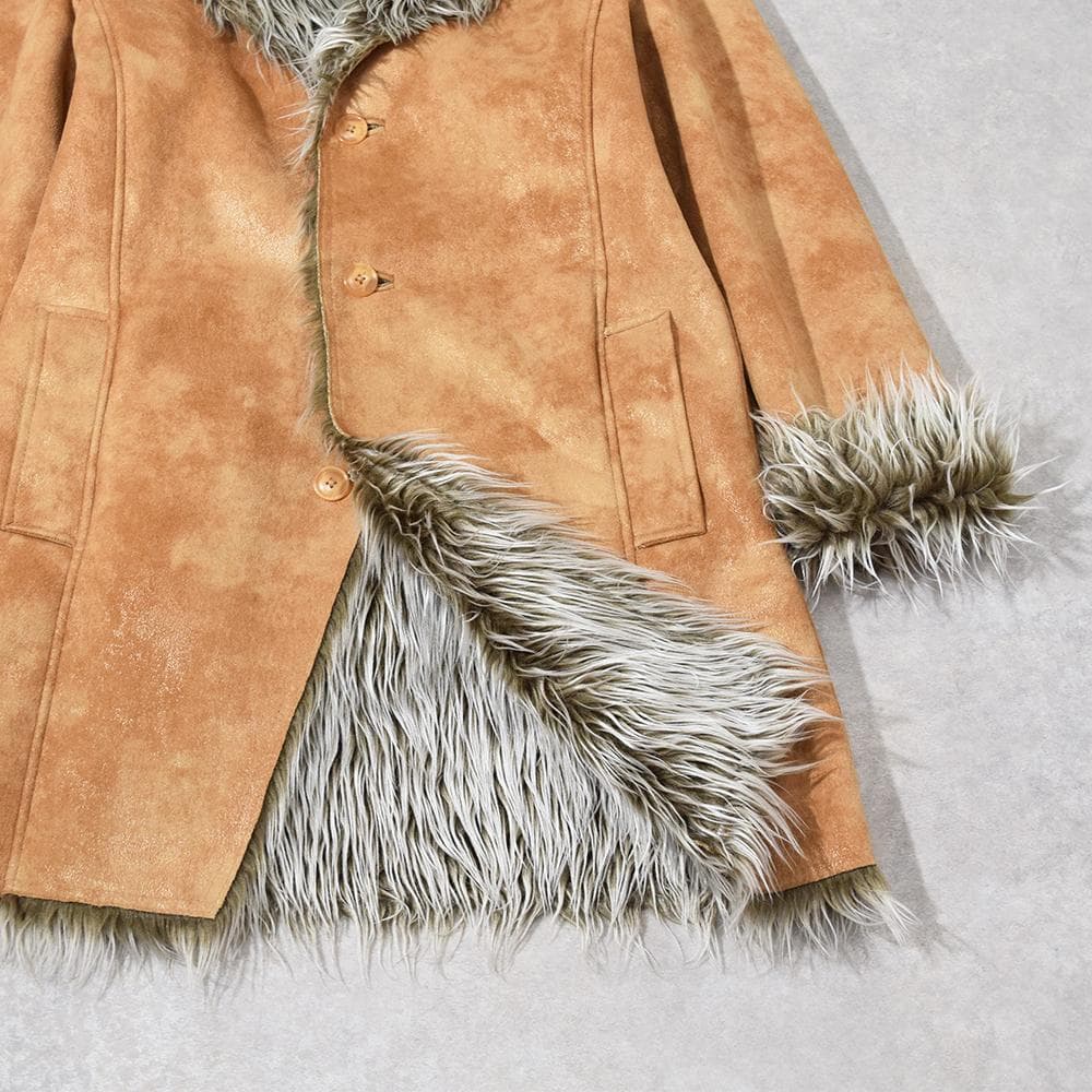 平成 y2k semantic design ファー ムートン コート L