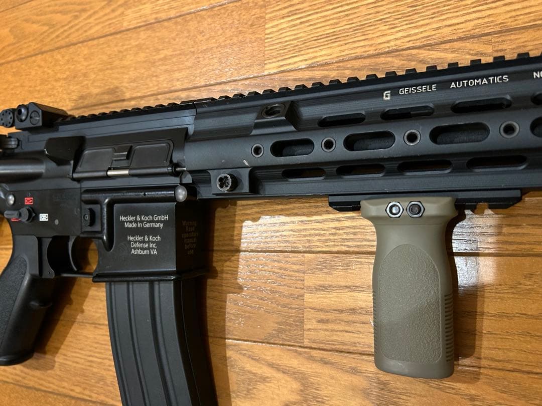 東京マルイ製次世代電動ガン、内部メンテナンス、ロアレシーバレーザ刻印追加