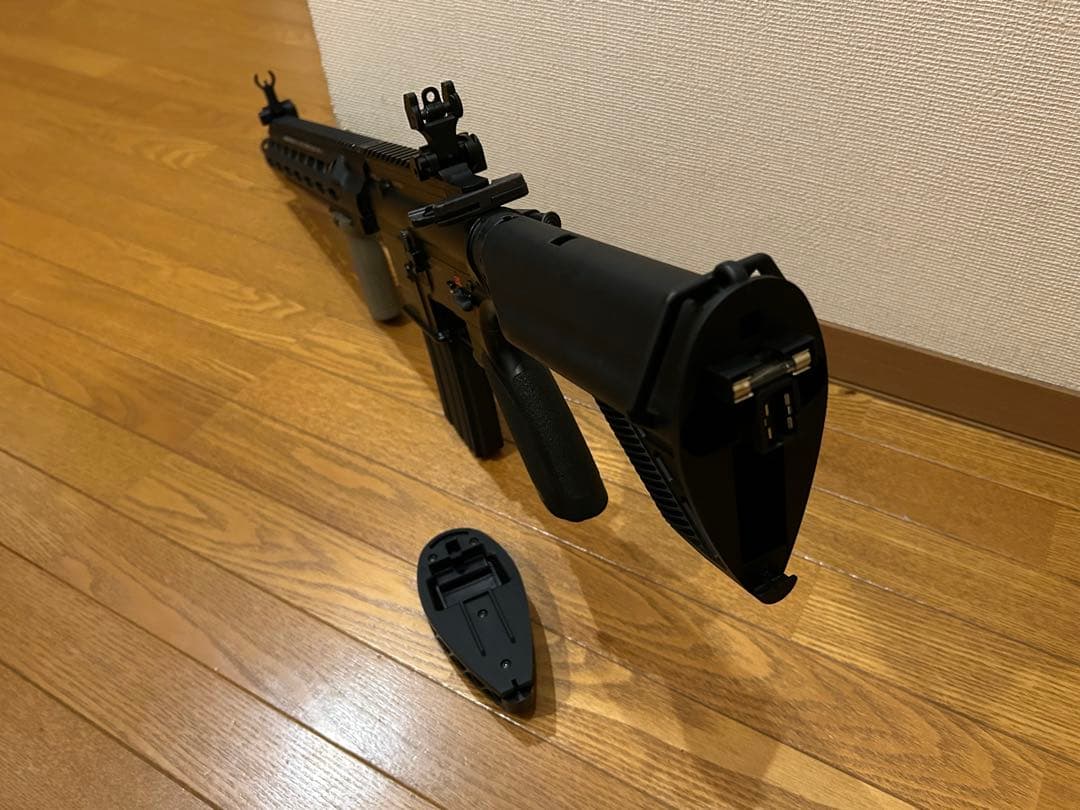 東京マルイ製次世代電動ガン、内部メンテナンス、ロアレシーバレーザ刻印追加