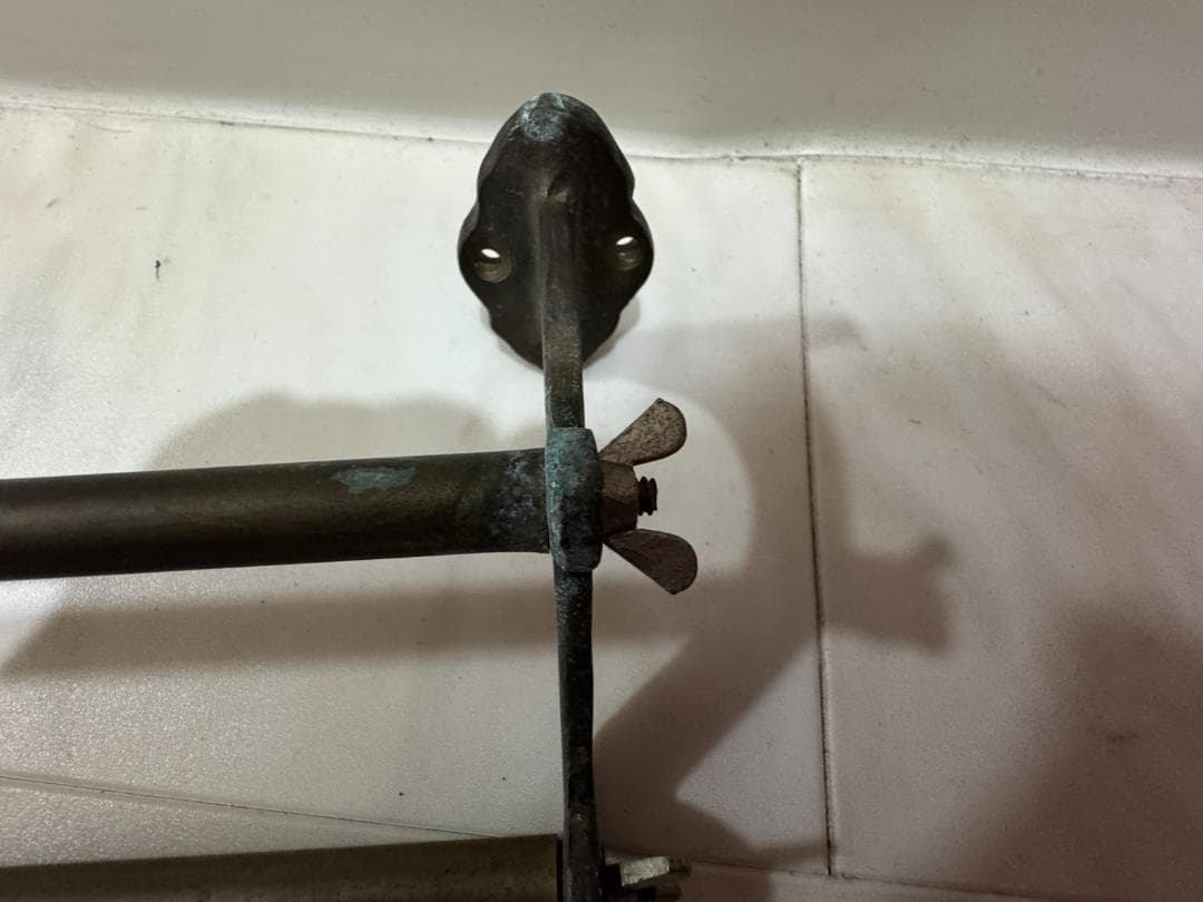 【値下げ】アンティークなタオルハンガー　バー2本