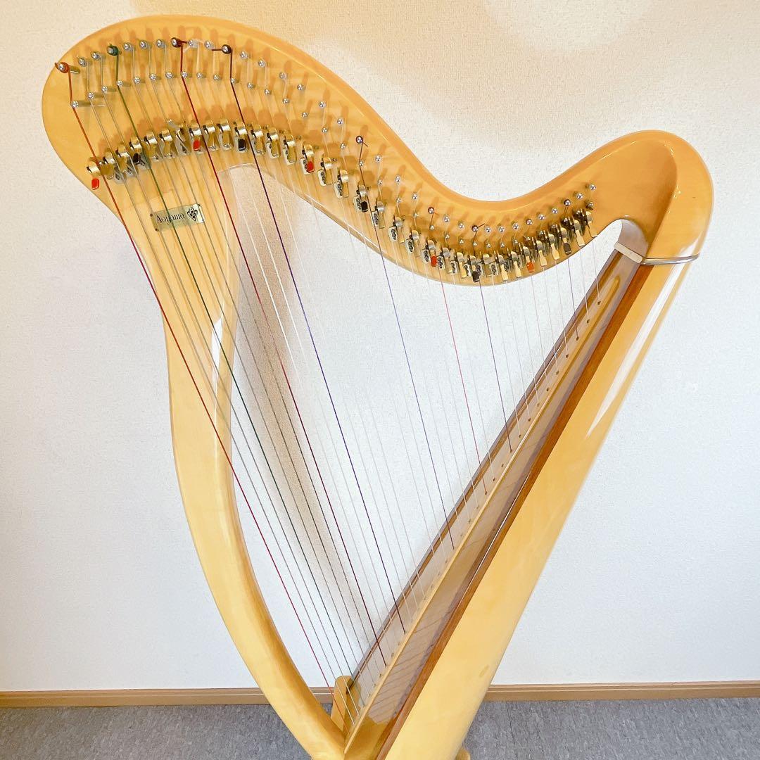 Aoyama 青山ハープ 130D ノンペダルハープ 34弦