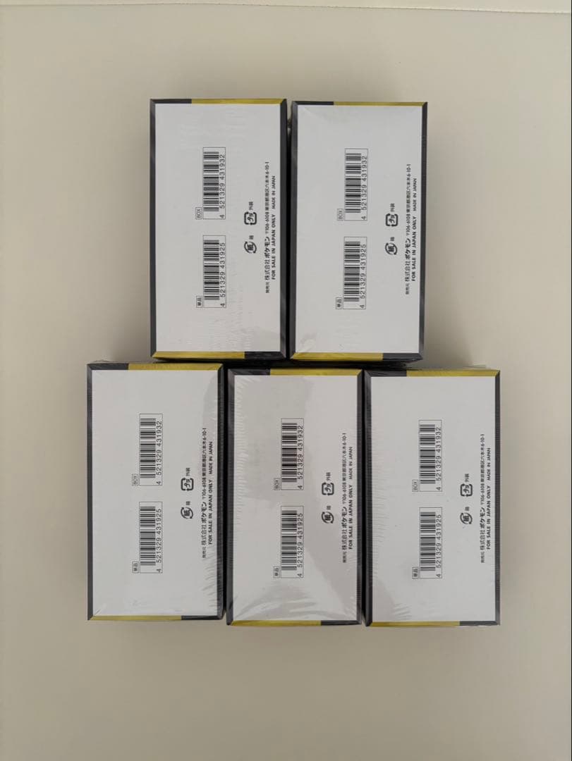 ポケモンカードMEGAドリームex5BOXシュリンク付き