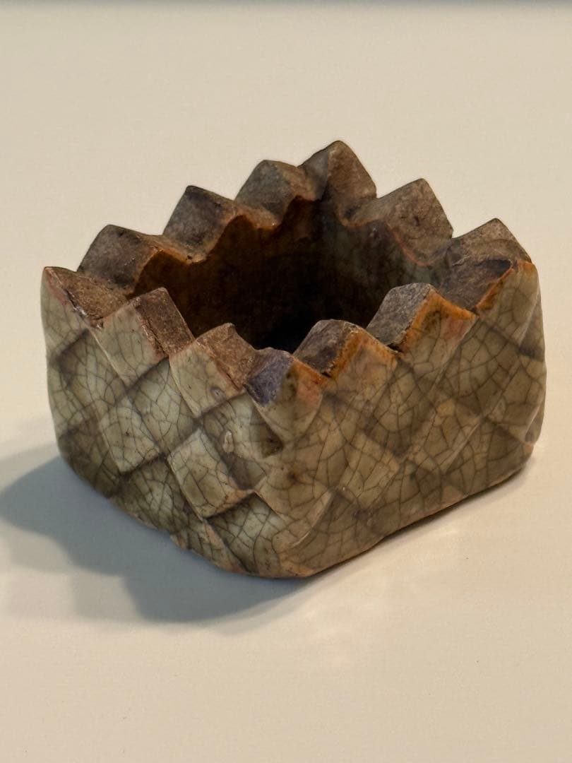 茶山★盆栽鉢★植木鉢★陶芸★園芸★盆栽★落款★裏印★骨董品★品野茶山★浅井要四郎